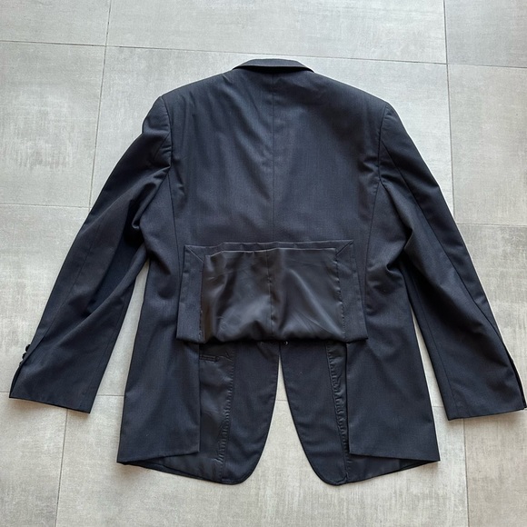 DOLCE & GABBANA Luxurious Charcoal Check Sport Coat - 42R - Picture 7 of 13